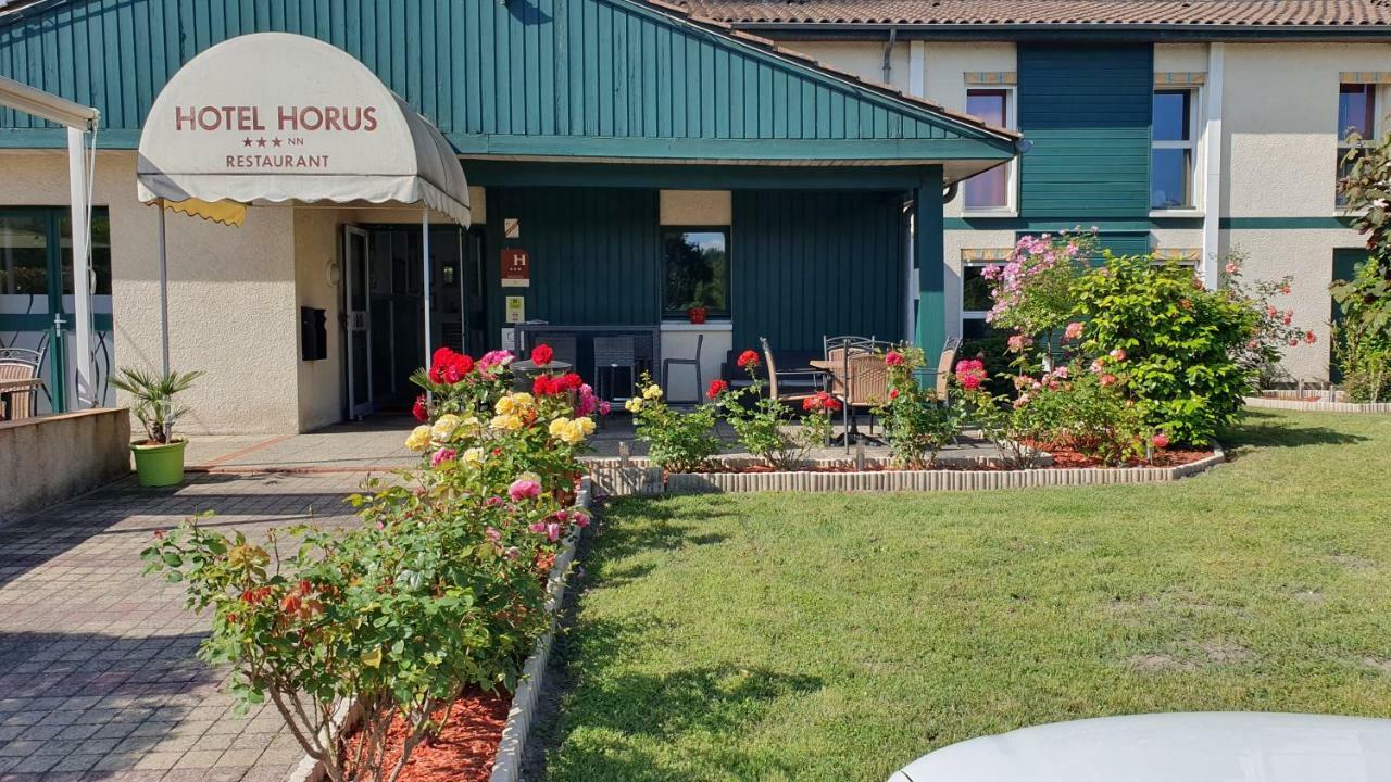 Logis Hotel Horus Restaurant Les Bruyeres Toulenne Bagian luar foto